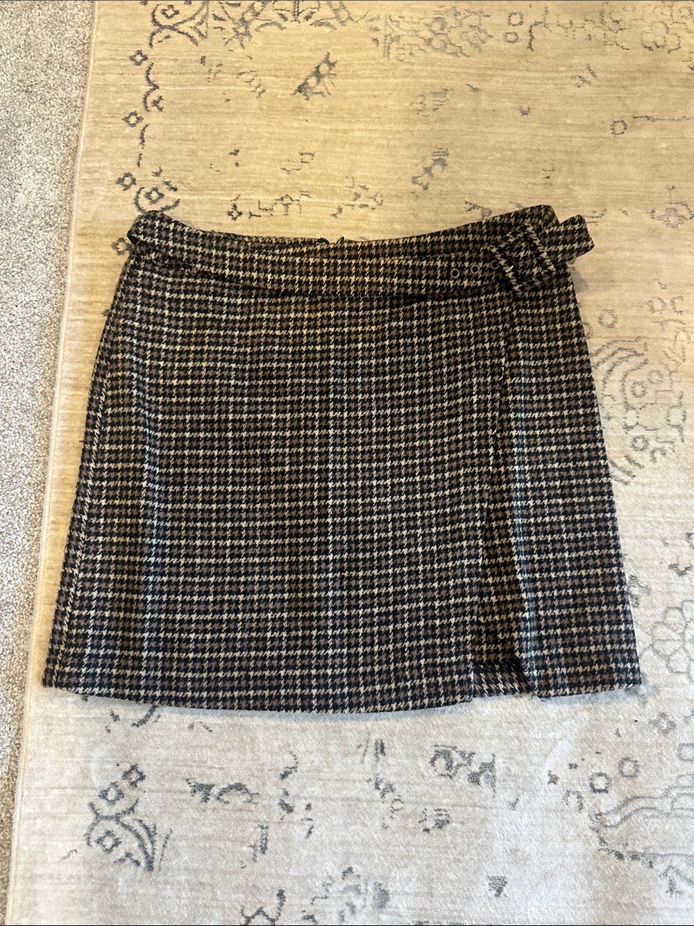 NWOT Sadie & Sage Houndstooth Mini Skirt